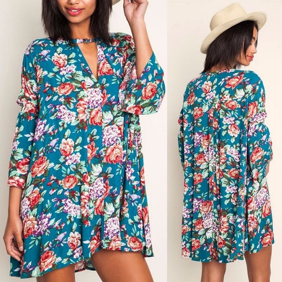 Umgee Dresses & Skirts - Umgee Floral Print Dress